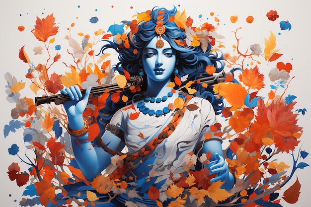 Pintura de Krishna