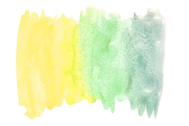 Pintura de mão de arte abstrata em aquarela sobre fundo branco Fundo aquarela