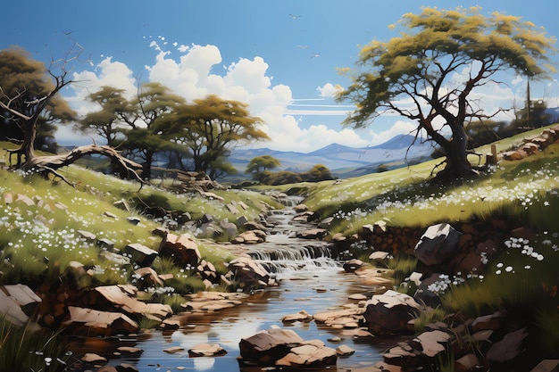 Pintura de paisagem