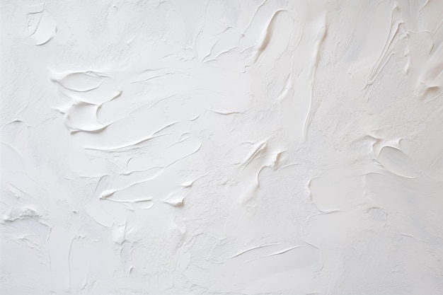 Pintura de textura branca fundo mínimo fundo branco arte de fundo barro gesso fundo branco limpo