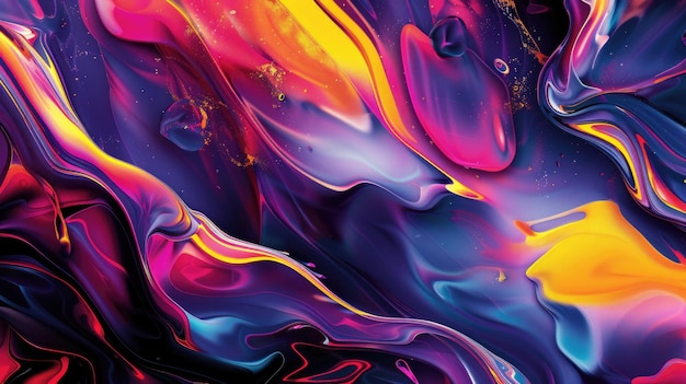 una pintura de un diseño colorido colorido y colorido