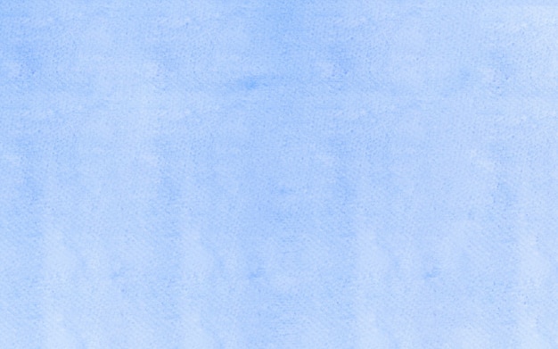 Pintura em aquarela azul com textura em fundo de papel branco