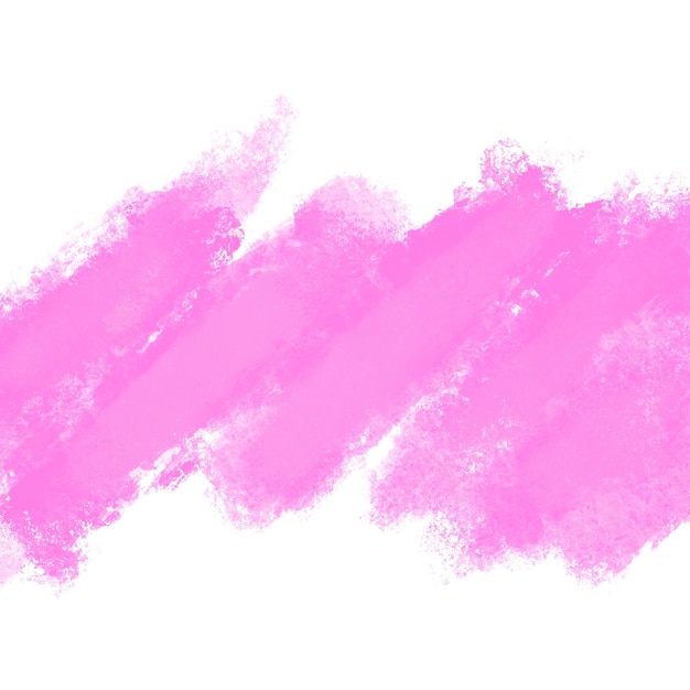 Pintura em aquarela de cor rosa sobre fundo branco, gráfico de design de arte abstrata de respingo