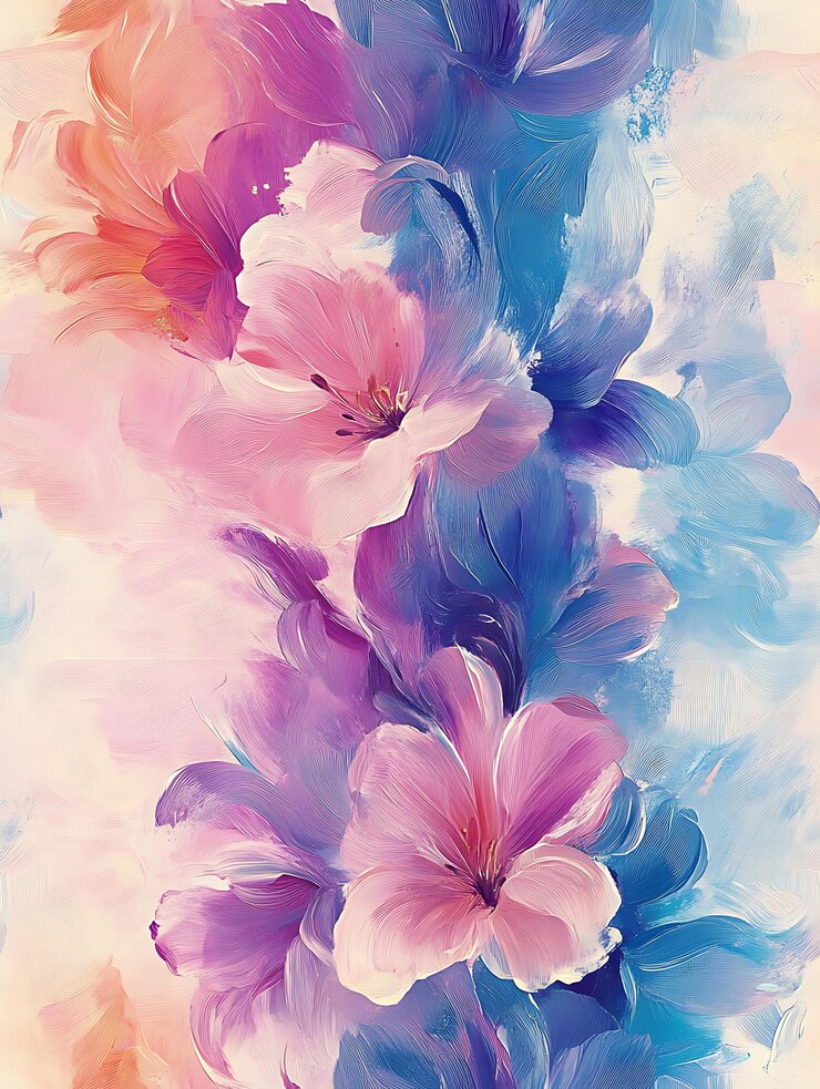 una pintura de flores de la colección de la pintura