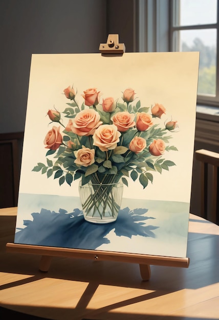 Pintura de flores