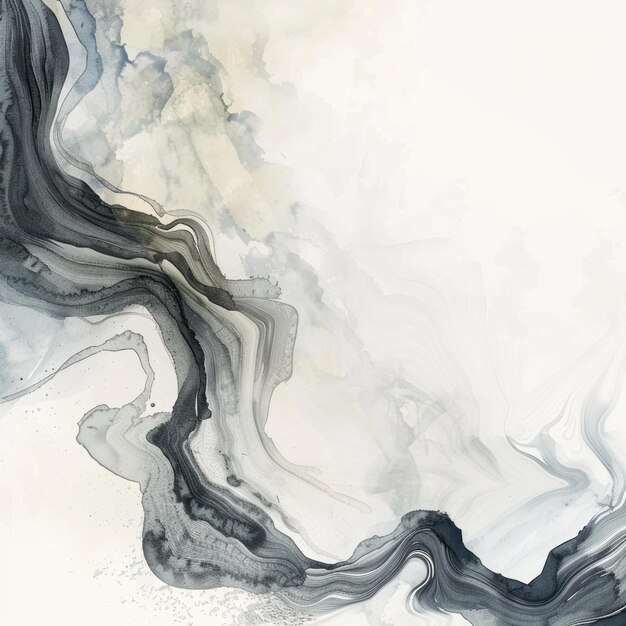 Pintura de fondo de acuarela abstracta color gradiente blanco oscuro con líneas de curva fluida textura y espacio blanco para el texto v 6 ID de trabajo fa4c02ad2e424f6b97c08ed64ab3b09d