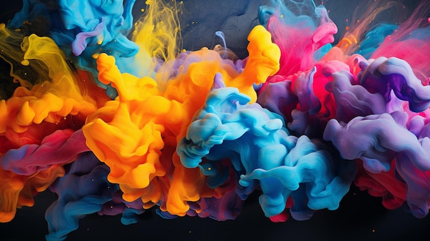 Pintura de fondo de colores