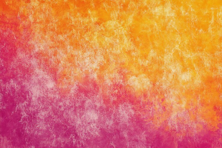 Pintura de fondo de textura abstracta de color rosa y naranja ardiente