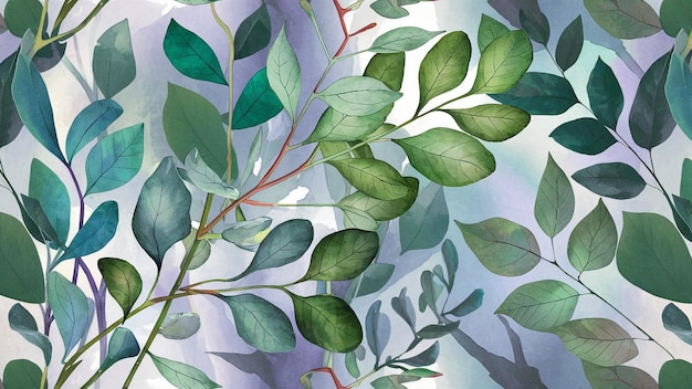 una pintura de hojas verdes con la palabra natural en ella