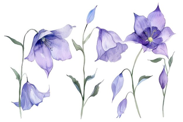 Foto una pintura de iris púrpura con la palabra primavera en ella