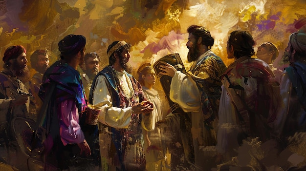 una pintura de Jesús con la palabra Jesús en ella