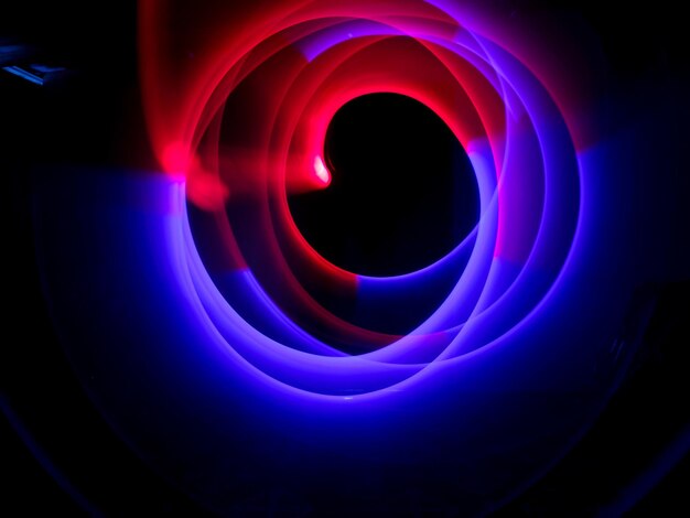 Pintura de luz abstracta con color rojo y azul Concepto de fondo y textura