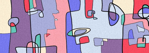 Pintura moderna expresiva con pincelada vibrante textura en capas mezcla de acrílico y aceite para formar una impresionante composición abstracta ideal para agregar energía artística a interiores o proyectos digitales