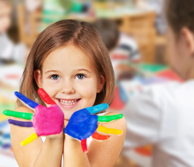 Pintura de niños preescolares