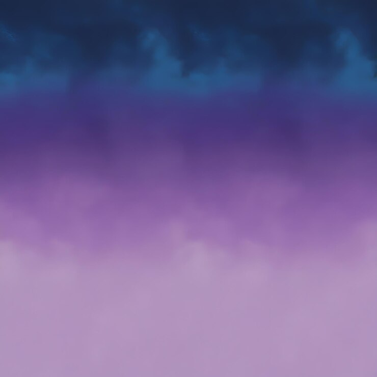 una pintura de una nube que es púrpura y púrpura