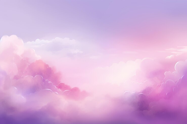 una pintura de nubes y el sol en el fondo