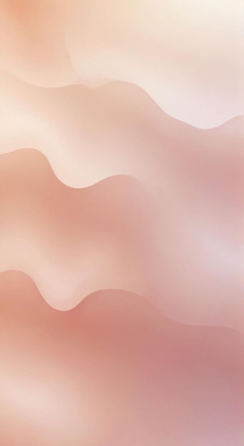 una pintura de olas rosas y naranjas con un fondo rosa