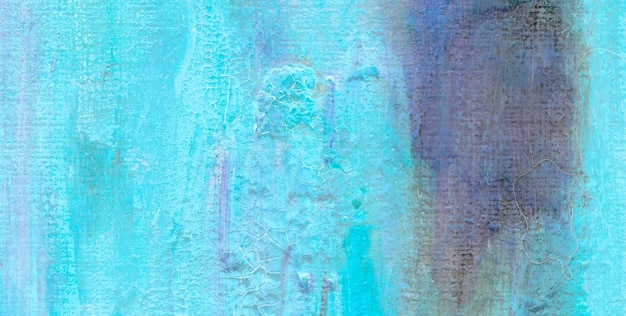 una pintura de una persona con un fondo azul