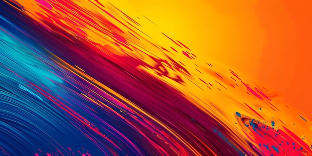 una pintura de la puesta de sol por persona