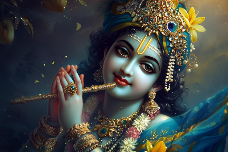 Pintura de Radha Krishna