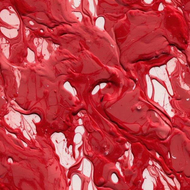 Una pintura roja con un fondo blanco y las palabras rojo sobre ella