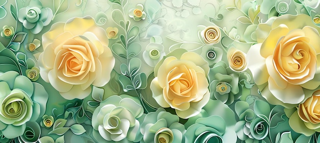 una pintura de rosas con las palabras el nombre en ella