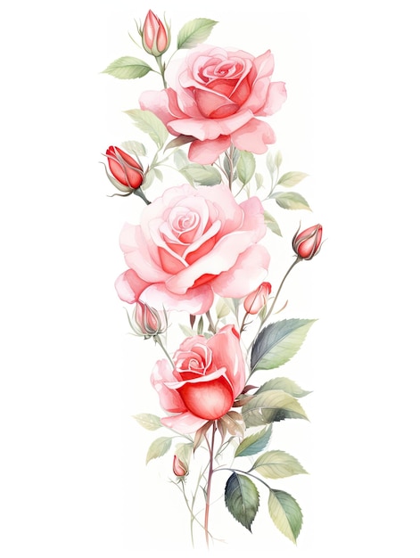 una pintura de rosas por peonías