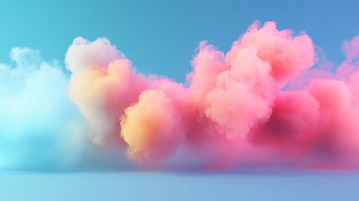 una pintura de un salto azul y rojo de agua un salto colorido de pintura por persona el arte de la pintura