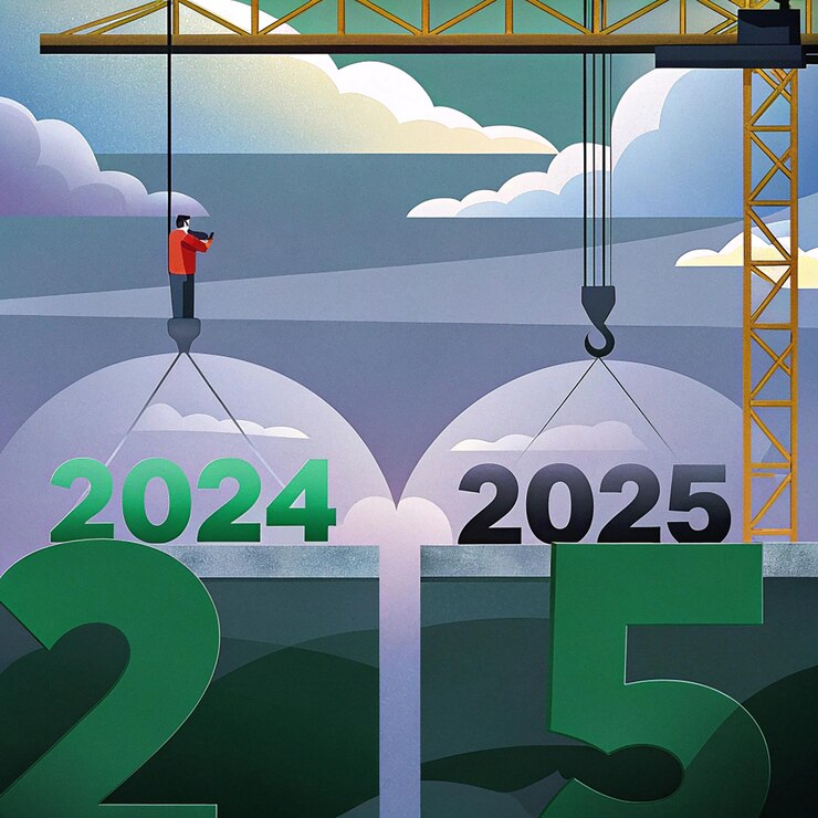 una pintura de un sitio de construcción con los números 2013 en él