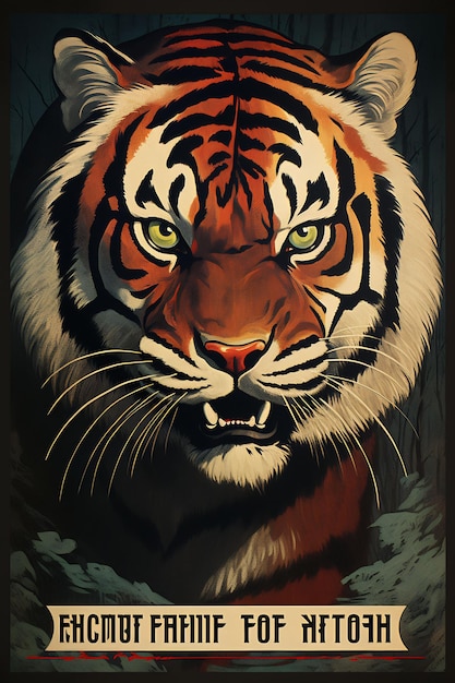 Una pintura de un tigre por persona.