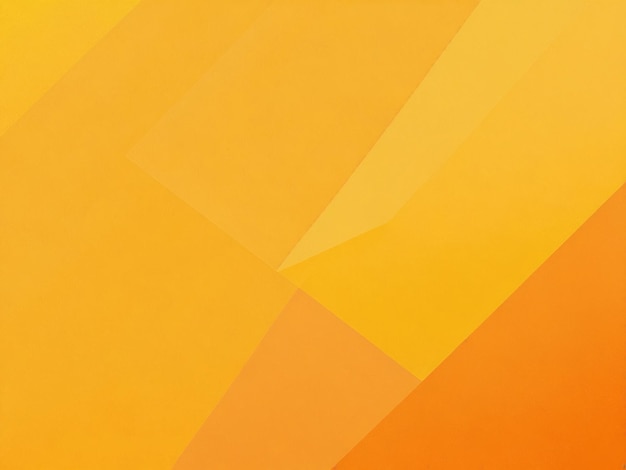 una pintura de un triángulo naranja con un fondo amarillo