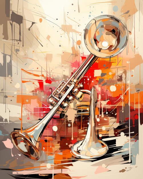 Pintura de la trompeta