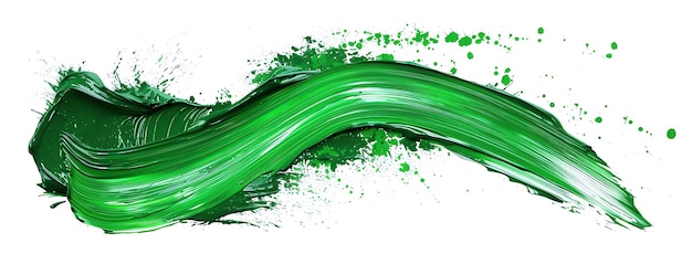 pintura verde con un fondo verde