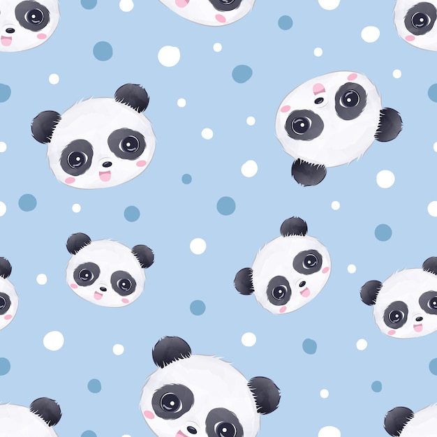 Pinturas e papel de parede bonitos e engraçados para bebês animais sem costura