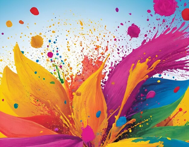 Pinturas secas brillantes Festival de Holi Pintura multicolor