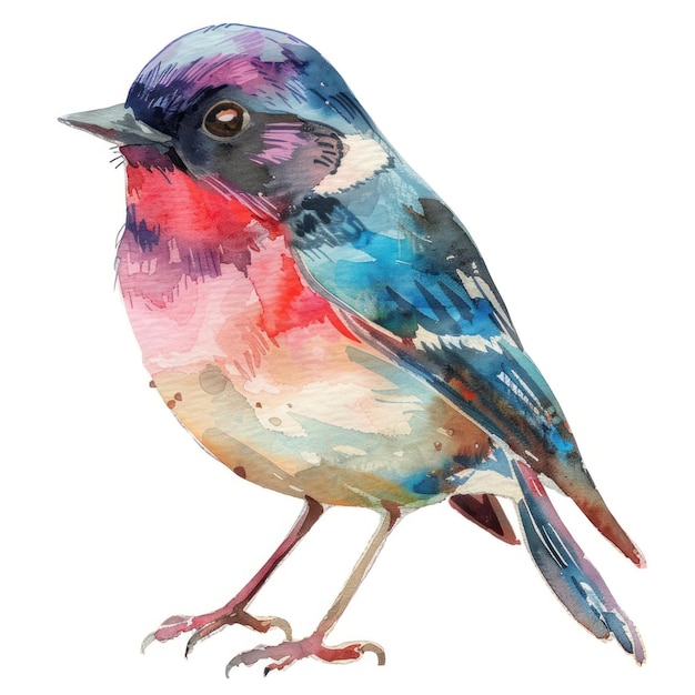 El pinzón animal del pájaro azul