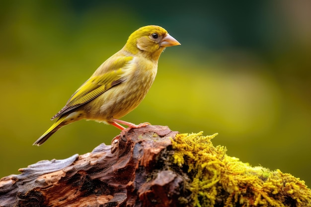 El pinzón es un pájaro de primer plano.