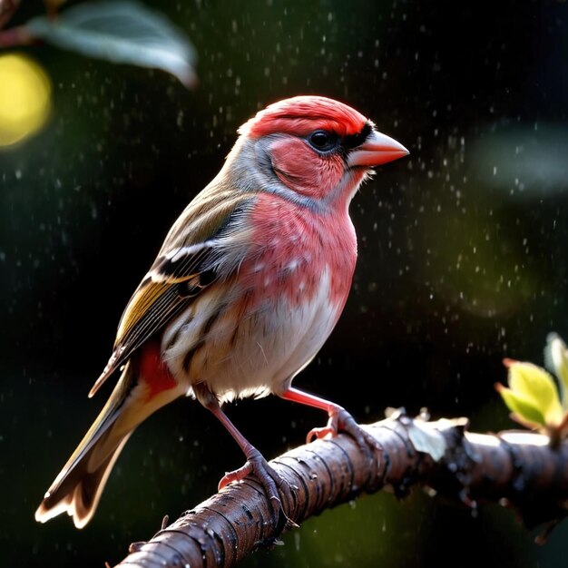 Foto los pinzones son animales silvestres que viven en la naturaleza y forman parte del ecosistema.