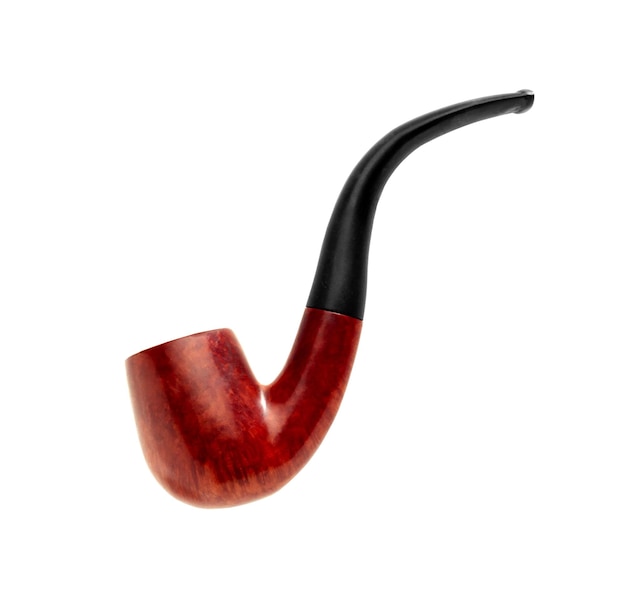 Pipa de tabaco marrón
