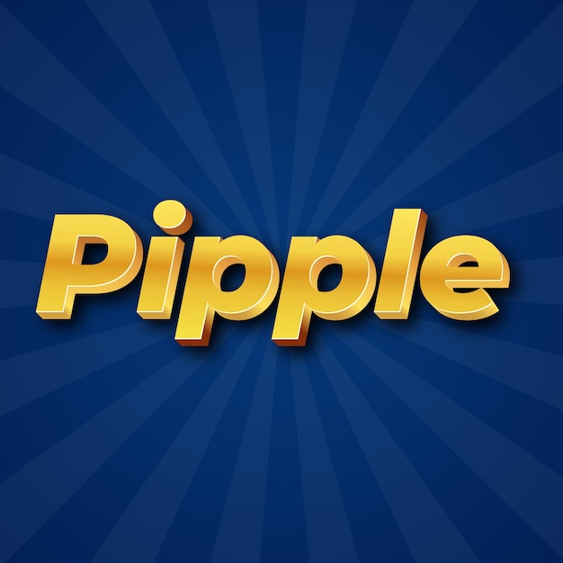 Pipple Text-Effekt Gold JPG attraktives Hintergrund-Kartenfoto