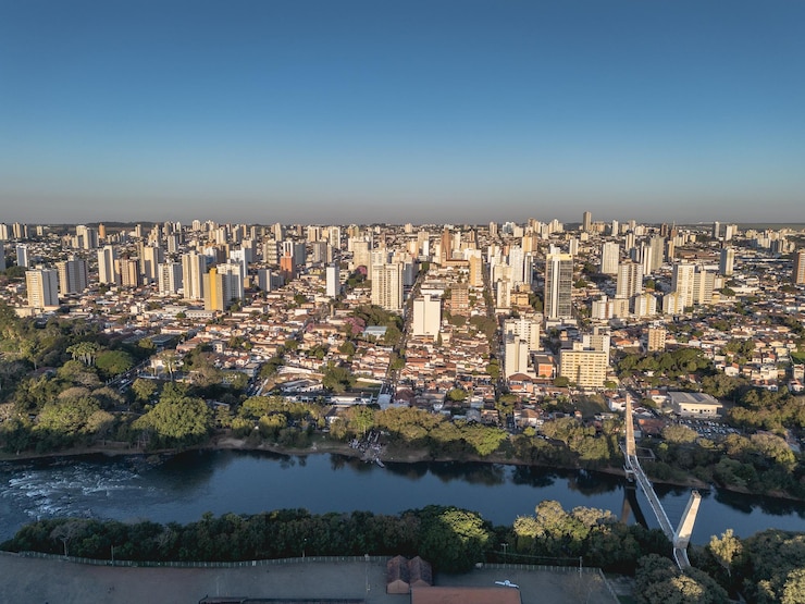 Foto piracicaba rua do porto rio piracicaba ponte pensil ponte estaiada paisagem