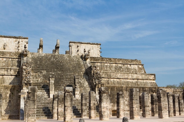 Pirâmide Maia Chichen Itza, Península de Yucatan, México.