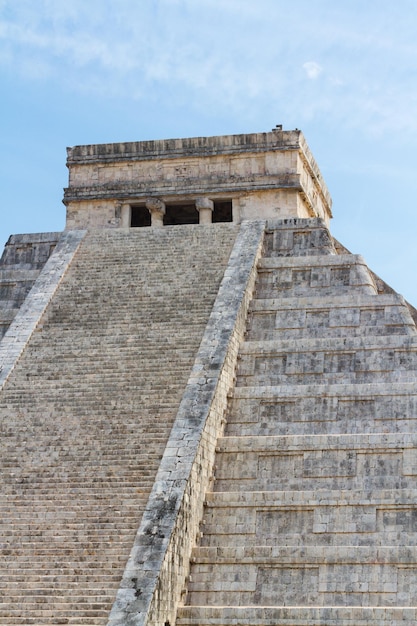 Pirámide Maya de Chichén Itzá, Península de Yucatán, México.