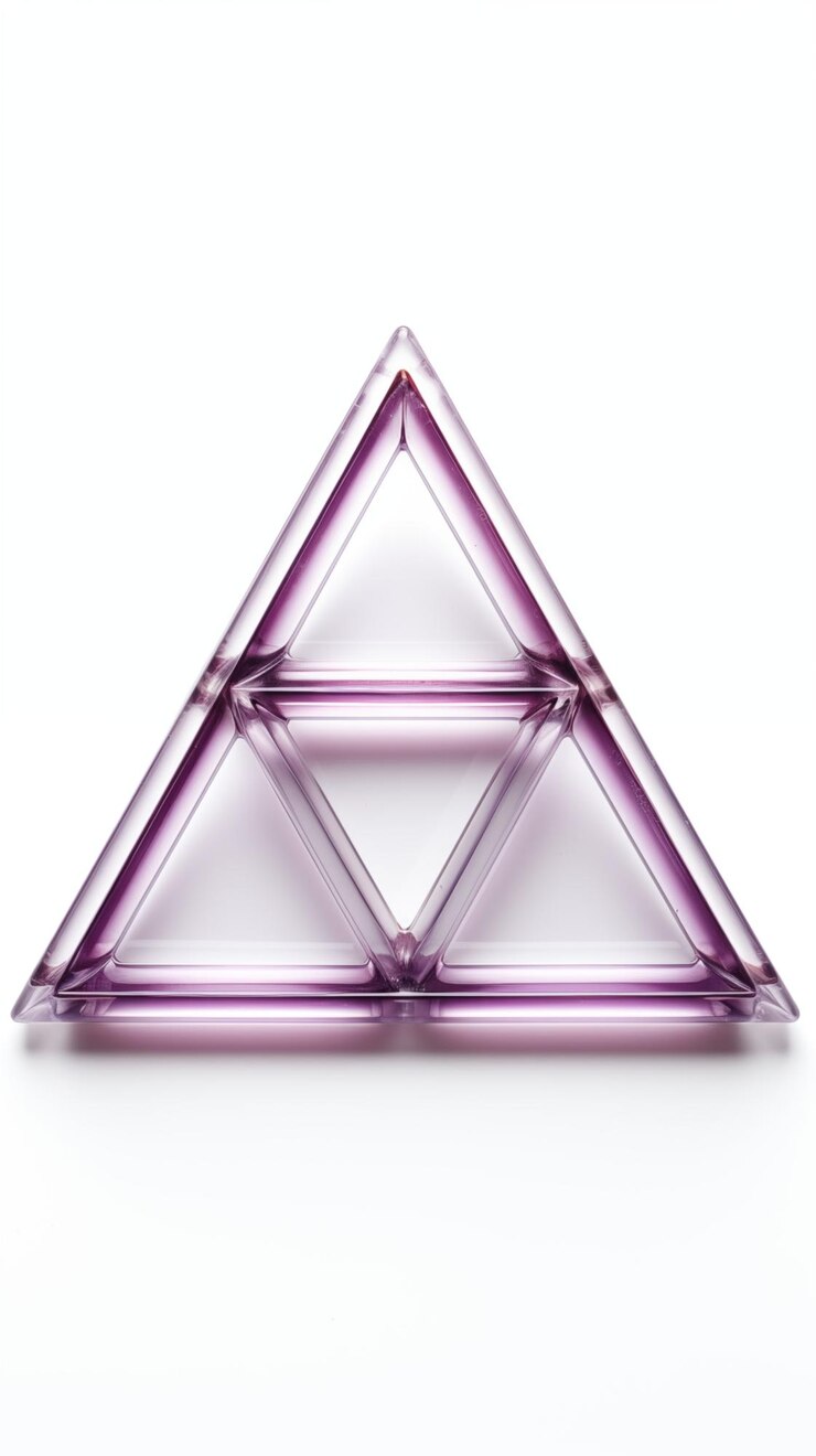 Foto pirámides y cristales patrón de textura fondo tapa de pared cubierta y pantalla para celular de teléfono inteligente