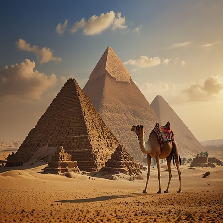Las pirámides de Giza, Egipto