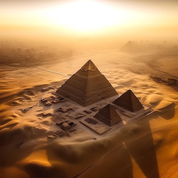 Foto pirámides de giza