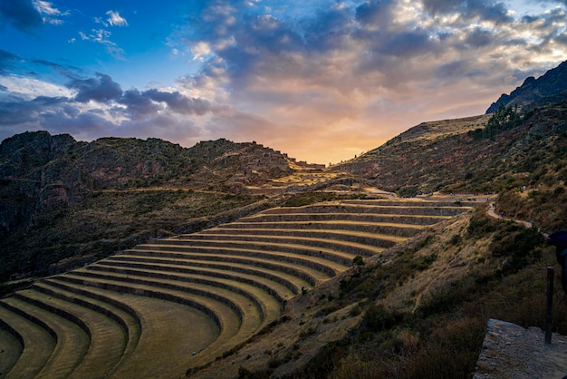 Foto pisac, valle sagrado de los incas, cusco, perú