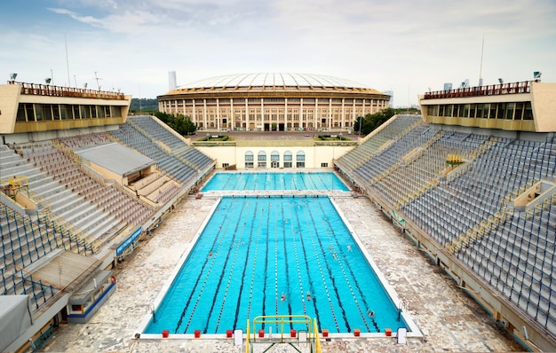 Piscina deportiva en Moscú