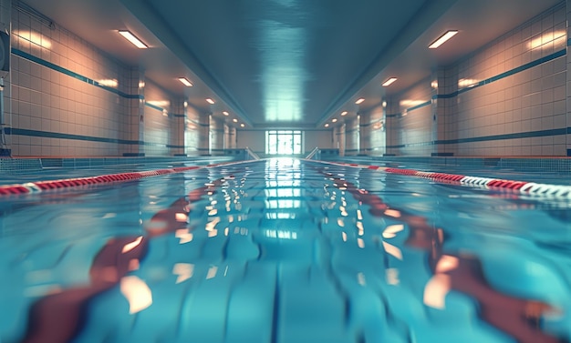 La piscina es un gran lugar para practicar los golpes de natación