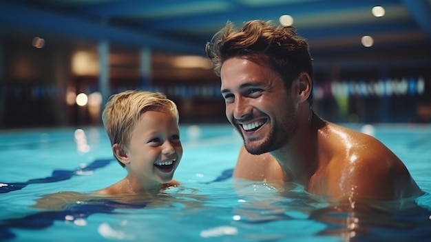 Foto piscina de la escuela